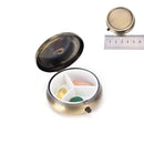 Metal Round Pill Box Medicine Organizer Container Jewellery Case Storage Hold BX
