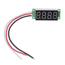 0.36 inches Voltmeter with Blue LED Digital Panel 0 - 33V 4 Figures