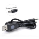 LED Flashlight USB Cable Mobile DC Power Charger Torch Charging Cables
