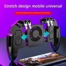 6 Fingers Mobile Gaming Cooling Gamepad for PUBG Controller Joystick (M11) A