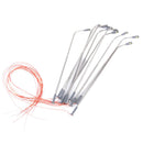 10 Pack 1:100 Mini LED Street Lights Single Head Train Lamp Layout Scenery