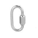 New Stainless Steel Quick Link Marine Grade Carabiner Lock SWL 450KG 5mm