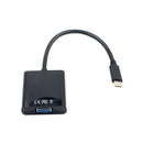 USB-C USB3.1 Type C for Adapter Cable VGA Male to VGA Female Video Transfer