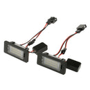 2pcs Number License Plate Lights Lamp 24-SMD LED Bulb for Audi A4 S4 A5 Q5