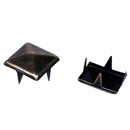100pcs Claw nails punk Rivets Studs square bronze pyramid M6A3