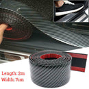 2M 70MM Carbon Fiber Car Flare Wheel Eyebrow Protector Arch Trim Strip g g