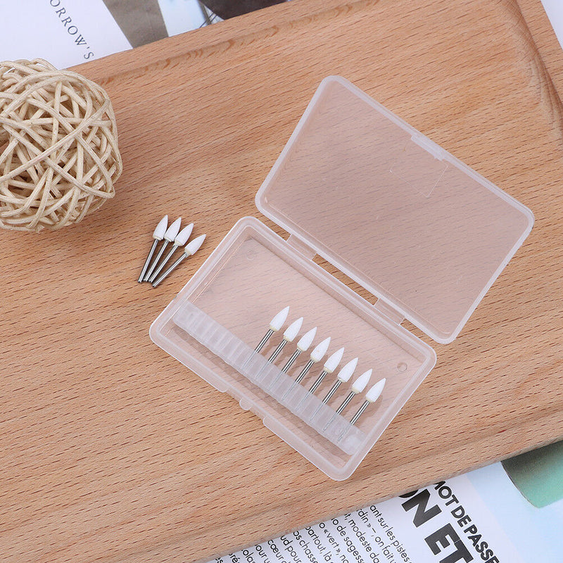 12Pcs dental polishing grinding sand stone materials teeth white Hn