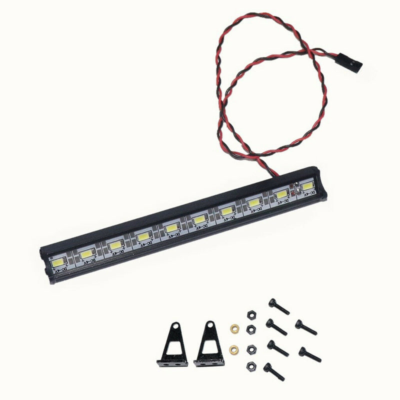 1/10 RC Car Spare Parts White LED Light Metal Bar Bright for RC4WD D90 Truck