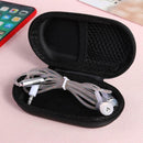Mini Zipper Earbuds Pouch USB Cable TF Card Waterproof EVA Earphone Storage Bag