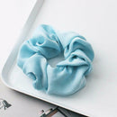 Women Hair Rings Satin Cloth Scrunchies Ponytail Holder Hairband (Style 5) A