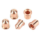 5pcs 220816 Metal Plasma Cutter Consumables Tip Nozzle Electrode Nozzle