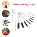 13*Nylon Cleaning Brush Set Tube Bottle Straw Washing Cleaner Bristle Kit fgd