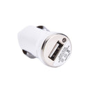 1Universal Car USB Metal 1 Port Mini Charger Adapter Bullet For Cell Phone ME
