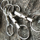 Removable Pull Apart Detachable Quick Release Keychain Pretty Key Rings
