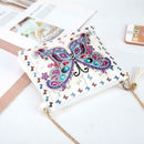 DIY Butterfly Special Shaped Diamond Painting Leather Chain Messenger Bag Wal