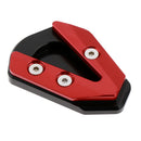Motorcycle Kickstand Side Stand Extension Footpad For YAMAHA YZFR6 17-19 Red