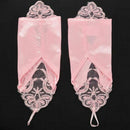 Women' Flora Short Wedding Dress Glove Fingerless Elegant Gloves for Bride