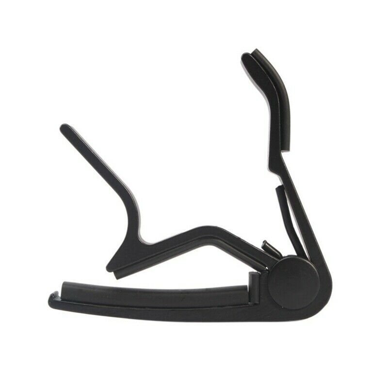 One Hand Quick Change Capo for Guitar - Black