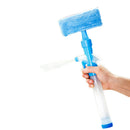 Spray Type Cleaning Brush Glass Wiper Window Cleaner Easy To Use Telescopic T4V9
