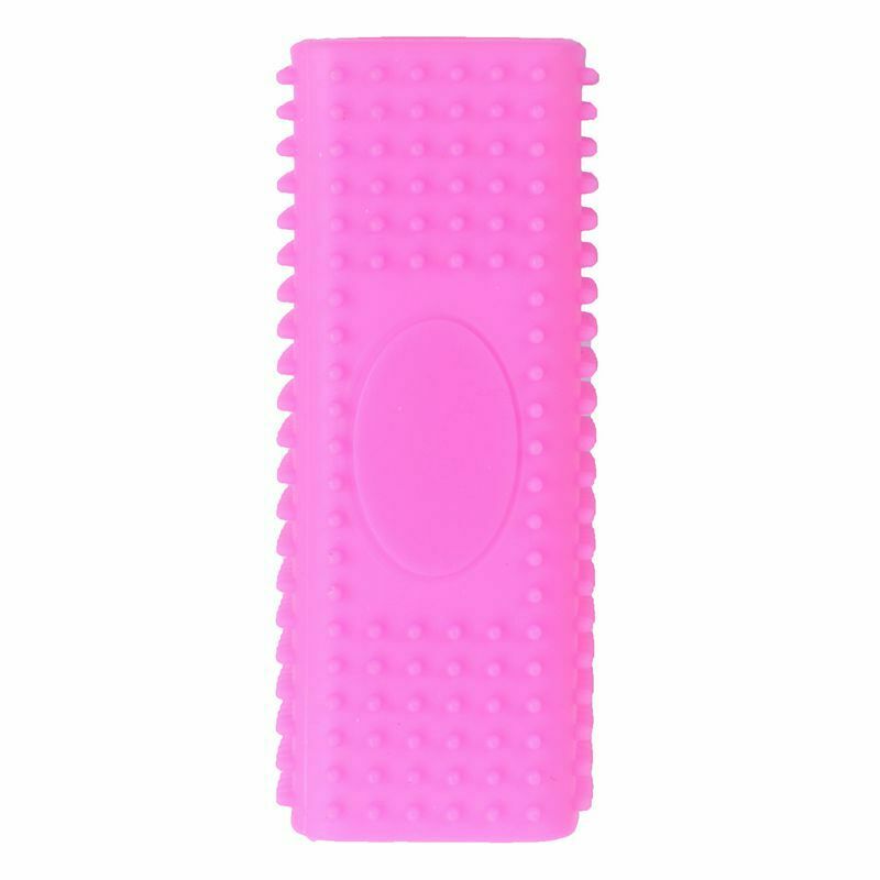Budd Pet Soft Silicone Rubber Brush Dog Cat Grooming Shower Bath Brush Prof