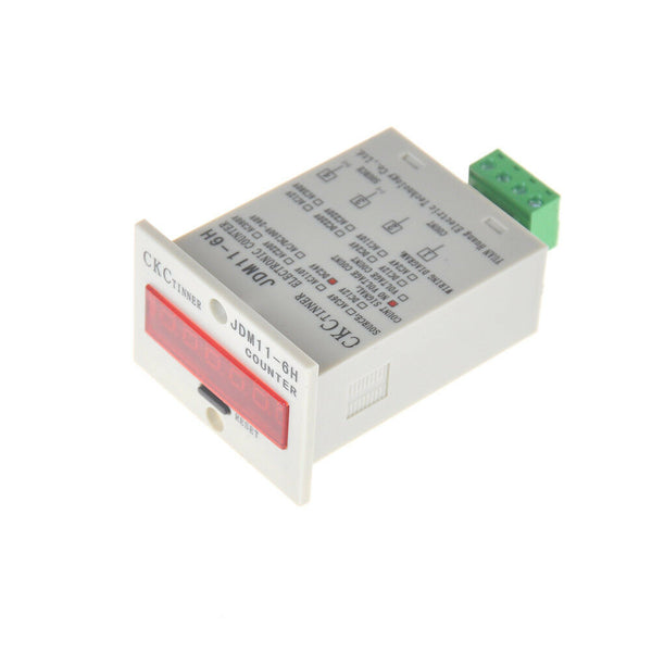 JDM11-6H 6 Digits Display Electronic Counter Relay Control DC 24V Gw