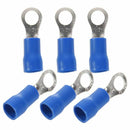 25pcs Insulated Crimp Ring Terminal Wire Connector 16-14AWG M5
