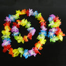 4 pcs/set Hawaiian Tropical Hula Luau Grass Dance Head Neck Wrist Garland  JR
