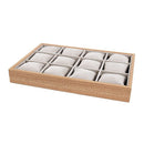 Watch Box 12 Lattice Case Jewelry Bracelet Display Stand Bracket Jewelry Di