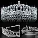 Kids Girl Crystal Bridal Bridesmaid Crown Headband Tiara Hair Comb Wedding Party