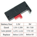 Household MIni Digital Battery Tester Volt Checker PP3 Cells Button AAA W4Y6