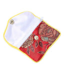 12 In 1 Small Jewelry Box Jewelry Red Jewelry Bag Embroidered Silk Cloth Ba L8X3