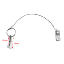 4pcs Anti-Lost Quick Release Pin & Lanyard for Boat Deck Hinge/Jaw Slide Clamp