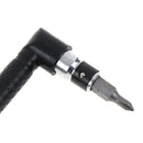 Dual Head L-shaped Mini Socket Wrench 6.35mm Screwdriver Bits Key Utility ToolME