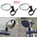 2*Bike Mirror Universal Adjustable Handlebar Bicycle Rear View 360 Degree Rotate