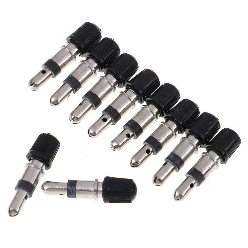10Pcs Bicycle valve core removable german without tubes tubeless copper BX