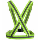 Adjustable Reflective Night Sport Riding Safety Vest Strap Cleaner Jacket Gear