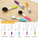 Stainless Steel Measuring Spoon Scale Kitchen Silicone Measuring Cups And S