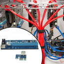 4Pin PCI-E 1X to 16X BTC Mining Extender Graphic Riser Card Adapter Cable