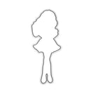 Silicone Beauty Stamp + Metal Cutting Dies Stencil Frame Scrapbook Craft