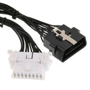 1 Piece  Y-divider Connector Extension Cable - Black