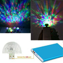 1Pcs Mini USB Disco Light LED Lights Portable Crystal Magic Ball For Home Party
