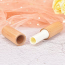 1pc Bamboo Empty Lip Gross Container Lipstick Tube DIY Container Lip Balm Tube Z