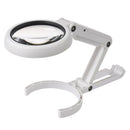 Folding 5X 10X Magnifier For Coins Stamps Book Newspaper Mutifunctional