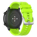 22mm Silicone Wrist Strap Band w/ Buckle for Amazfit GTR 47mm (Lime Color)