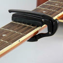 Zinc Alloy Metal Quick Change Clamp Acoustic Classic Guitar Capo (Black)