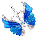 Christmas New Fashion Retro Butterfly Crystal Rhinestone Pendant Necklace b