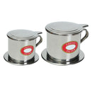 2 Pieces Stainless Steel Vietnamese Coffee Filter Set 50ml/1.7oz 100ml/3.4oz