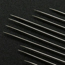 Stainless Steel Self-threading+ 12Pcs Needles Opening Sewing Darning Needles