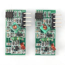 2x 433Mhz Wireless RF Transmitter Module+ Receiver Alarm Regeneration Arduino M&