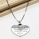 Personalize English Proverbs Love Letter Necklace Pendant Family Gift A
